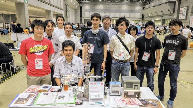 Maker Faire Tokyo 2020 に参加したAxeLatoonのメンバー