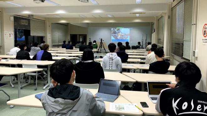 茨城高専で開催した説明会の様子