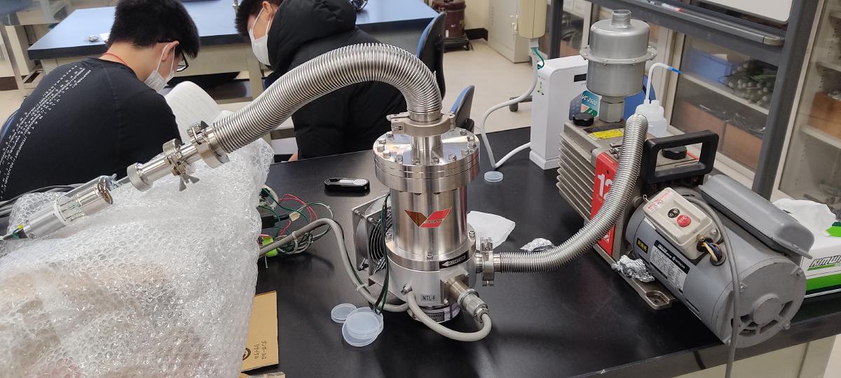 加速器駆動にむけた真空機器の試験を実施しました