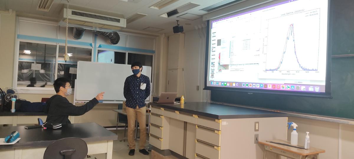 小山高専でレーザー渡航場加速技術の説明会を開催しました