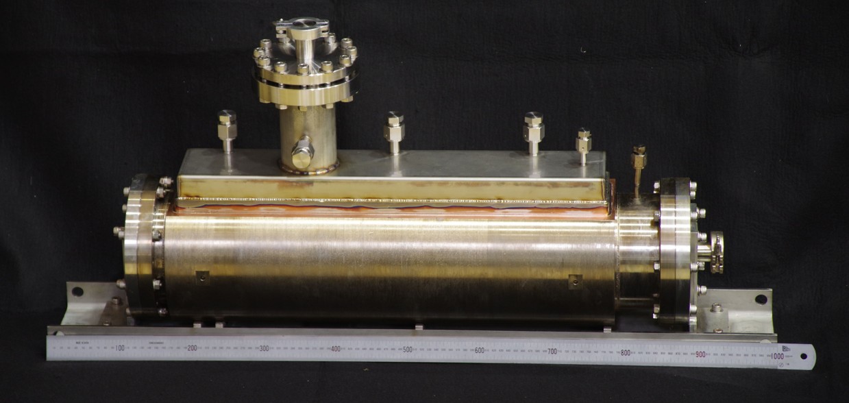 製作した熱交換器