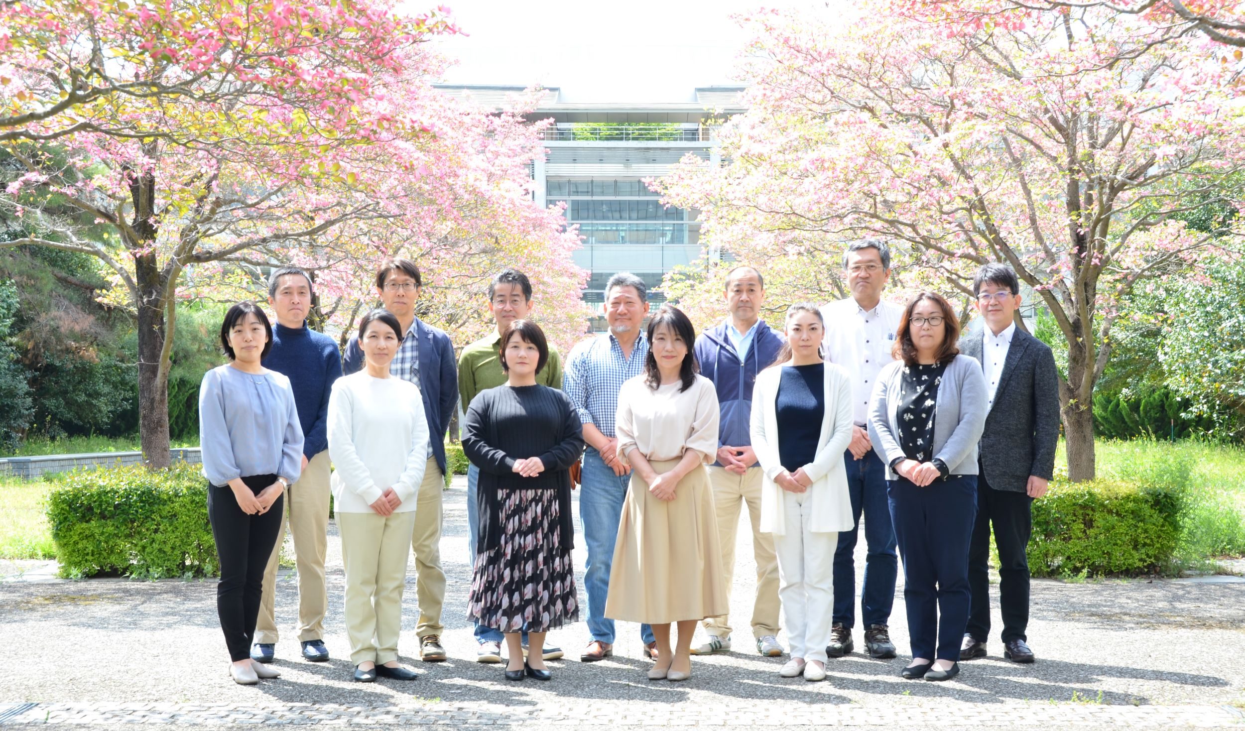 IPNS Director: SAITO, Naohito<br />
(in the center of the second row),<br />
WAKO Nuclear Science Center Head: WADA, Michiharu<br />
Deputy Director: KOMATSUBARA, Takeshi, HANAGAKI, Kazunori (hold Detector R&D Center Head), USHIRODA, Yutaka<br />
Engineering Coordinator: KAWAI, Masanori<br />
Theory Center Head: HASHIMOTO, Shoji<br />
(in the second row, from right to left)<br />
<br />
IPNS Administraion office member (Front row)
