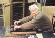 photo: Mr. Nishitoge at work