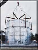 1 k-ton water tank was installed