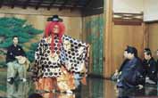 photo: Mr. KAWAMURA in the "U-kai" play