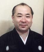 photo: Mr. Nobushige KAWAMURA of one of the major "Shite-kata" families
